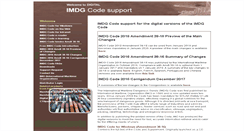 Desktop Screenshot of imdgsupport.com